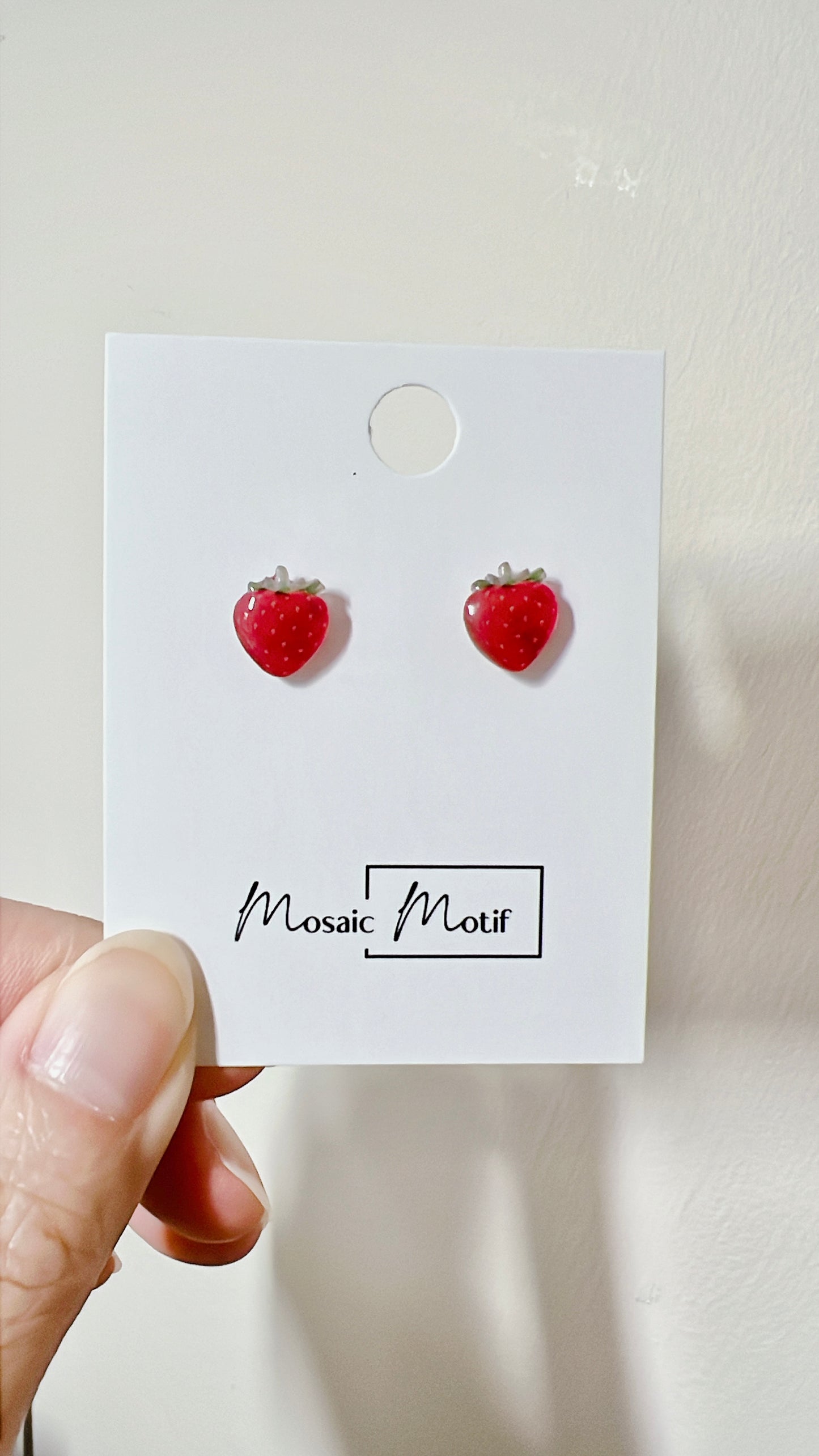 Fruit stud earrings (multiple styles)