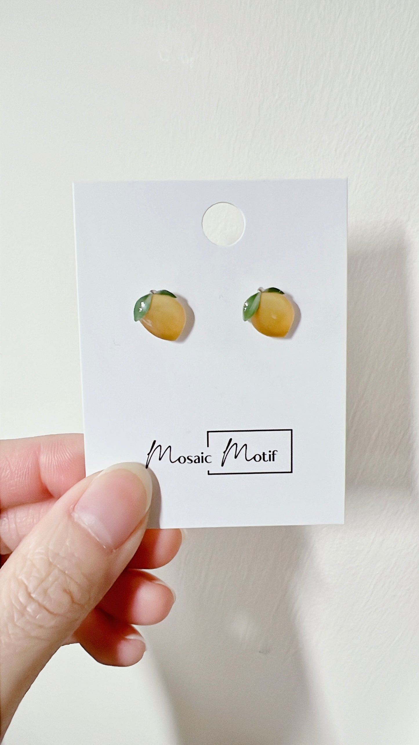Fruit stud earrings (multiple styles)