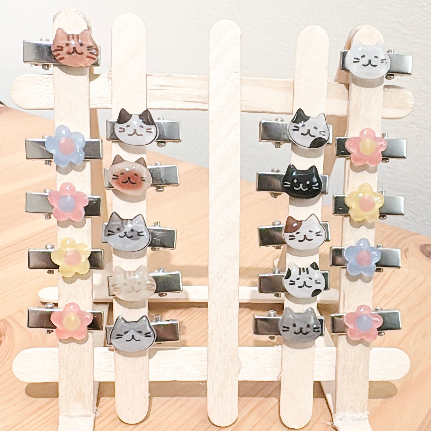 Cat earrings - Cat stud earrings (multiple colour)