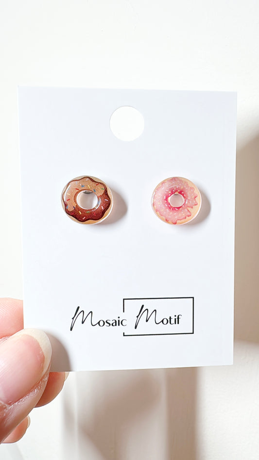 Donut earrings (multiple styles)