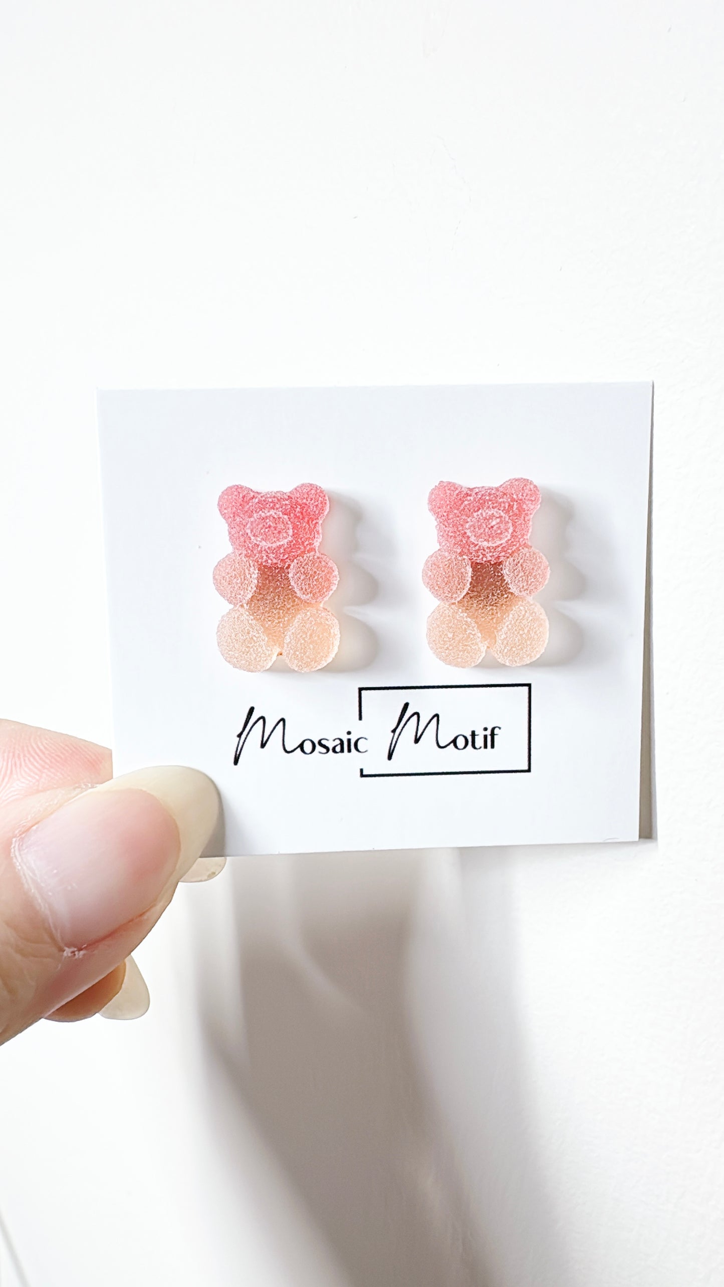 Gummy Bear stud earrings