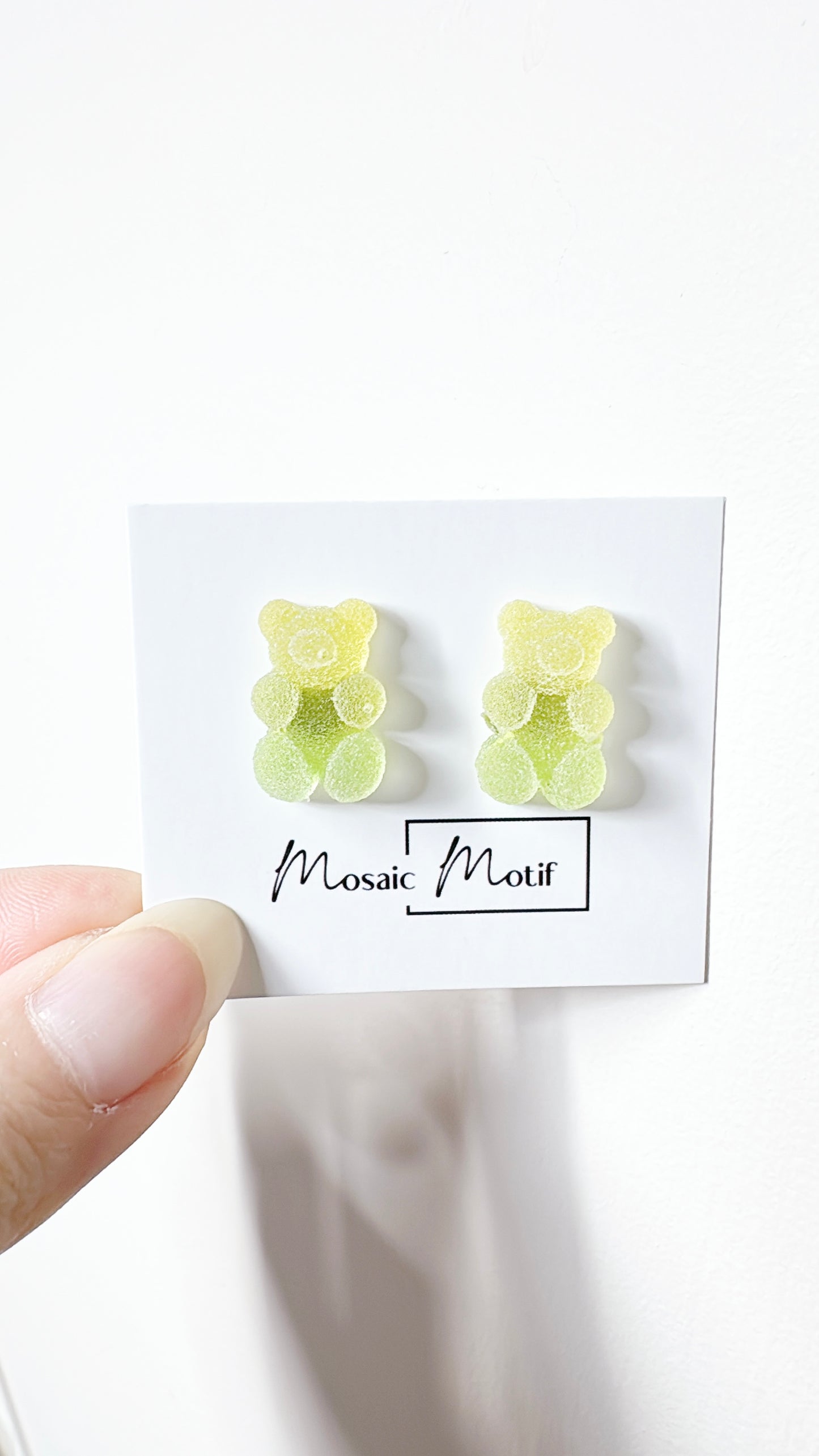 Gummy Bear stud earrings