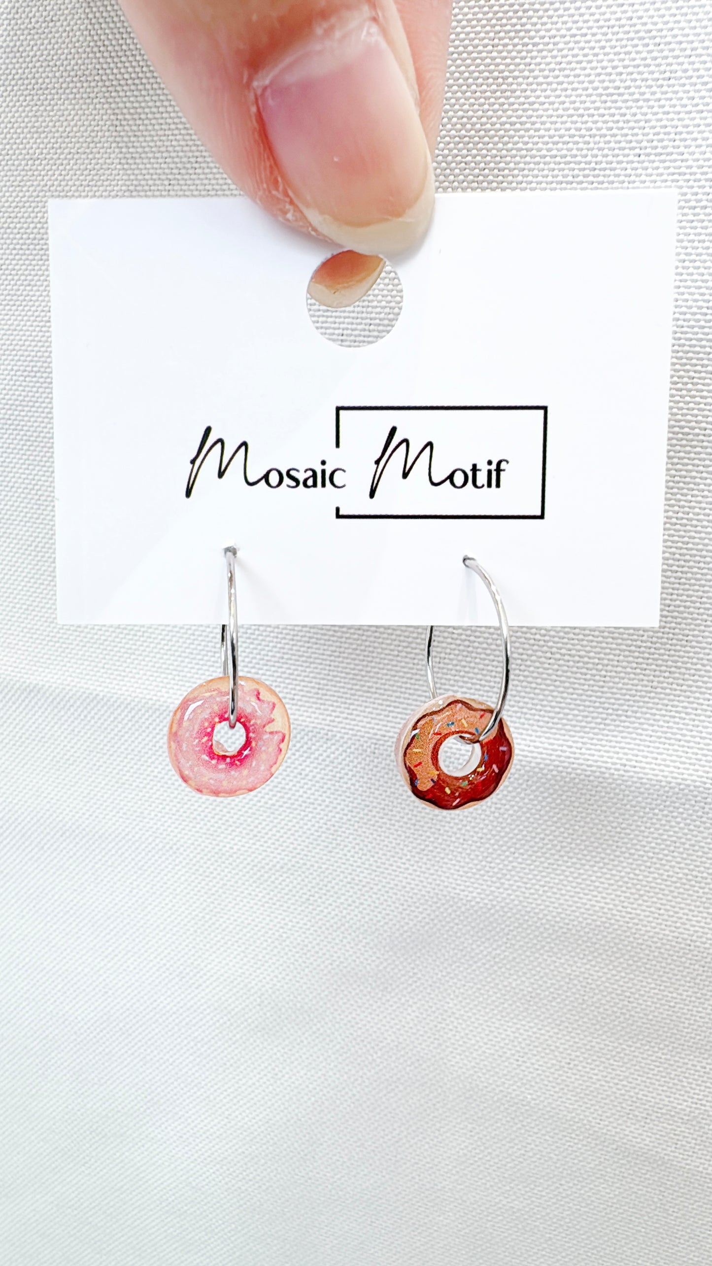 Donut earrings (multiple styles)