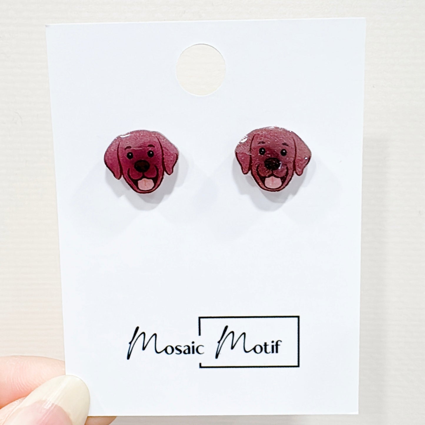 Dog earrings - Dog stud earrings (multiple breeds)