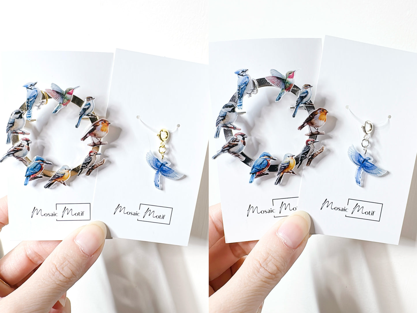 Bird Brooch (2in1 style)