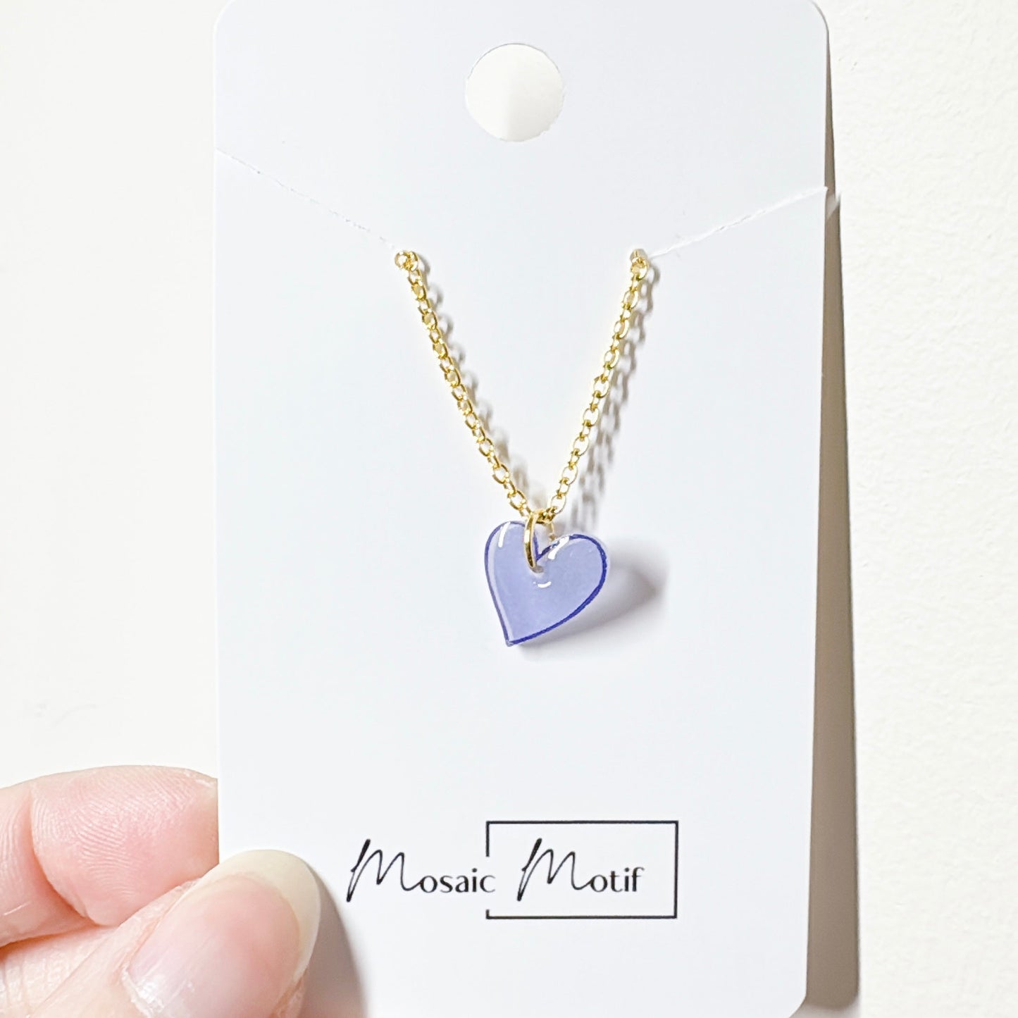 Heart necklace (multiple colours)