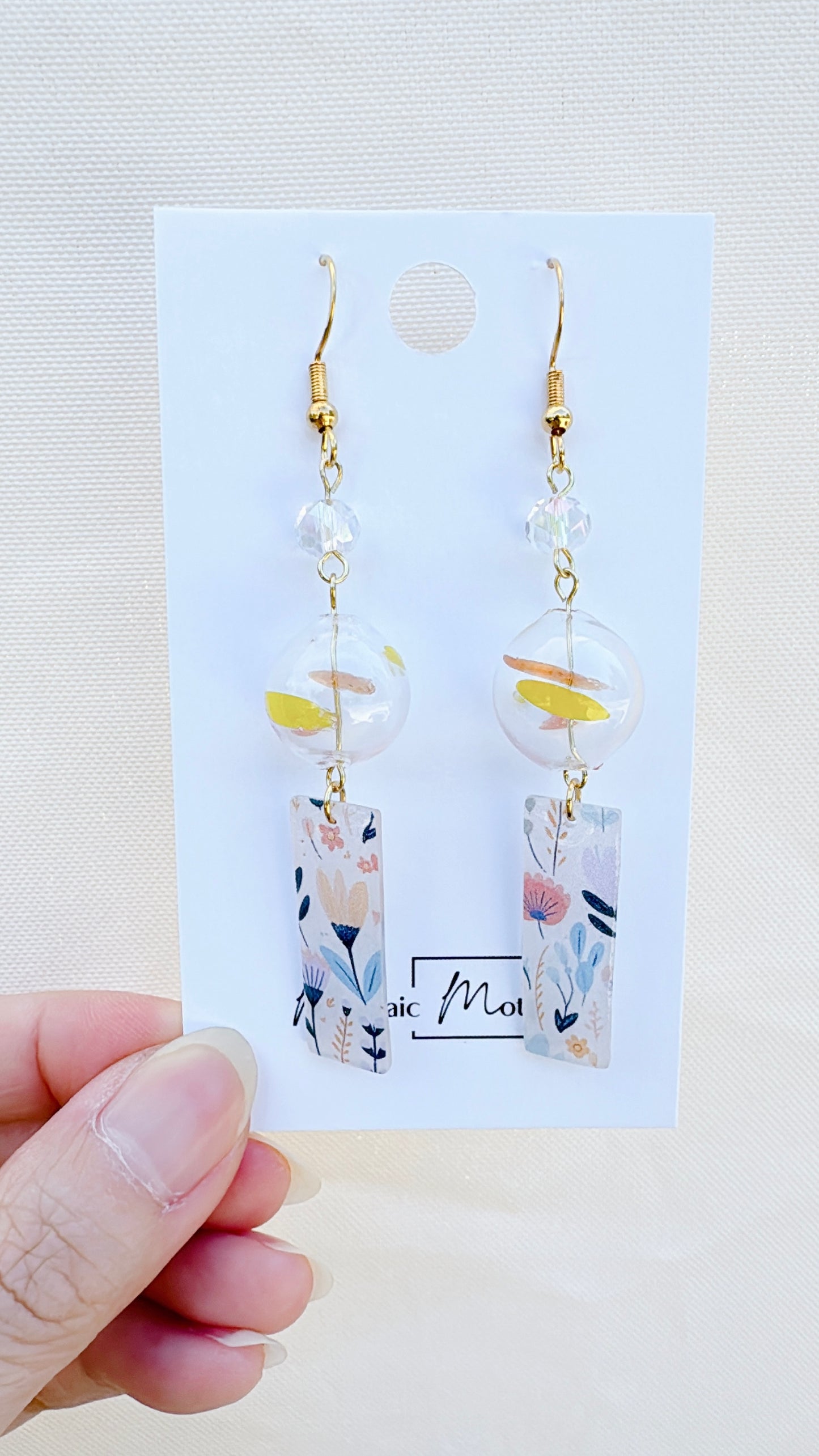 WIndbell dangle earrings