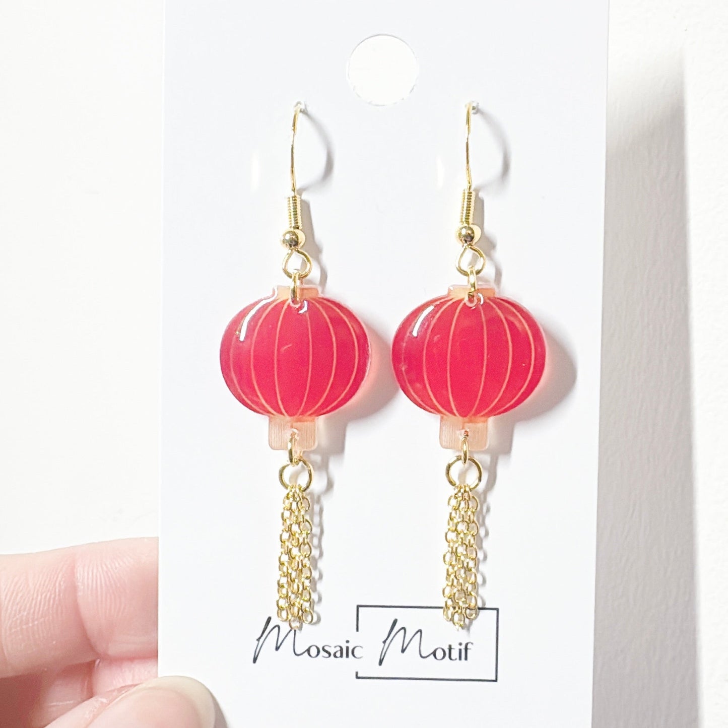 CNY - Lantern dangle earrings