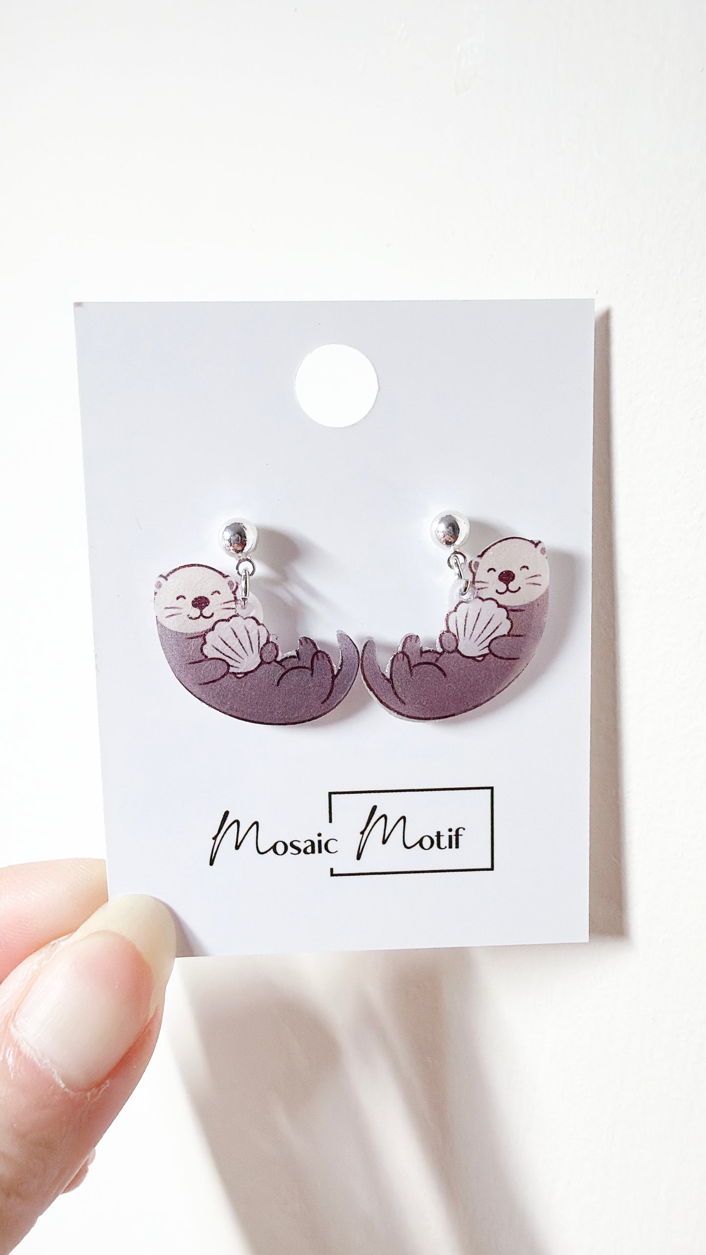 Animals dangle earrings