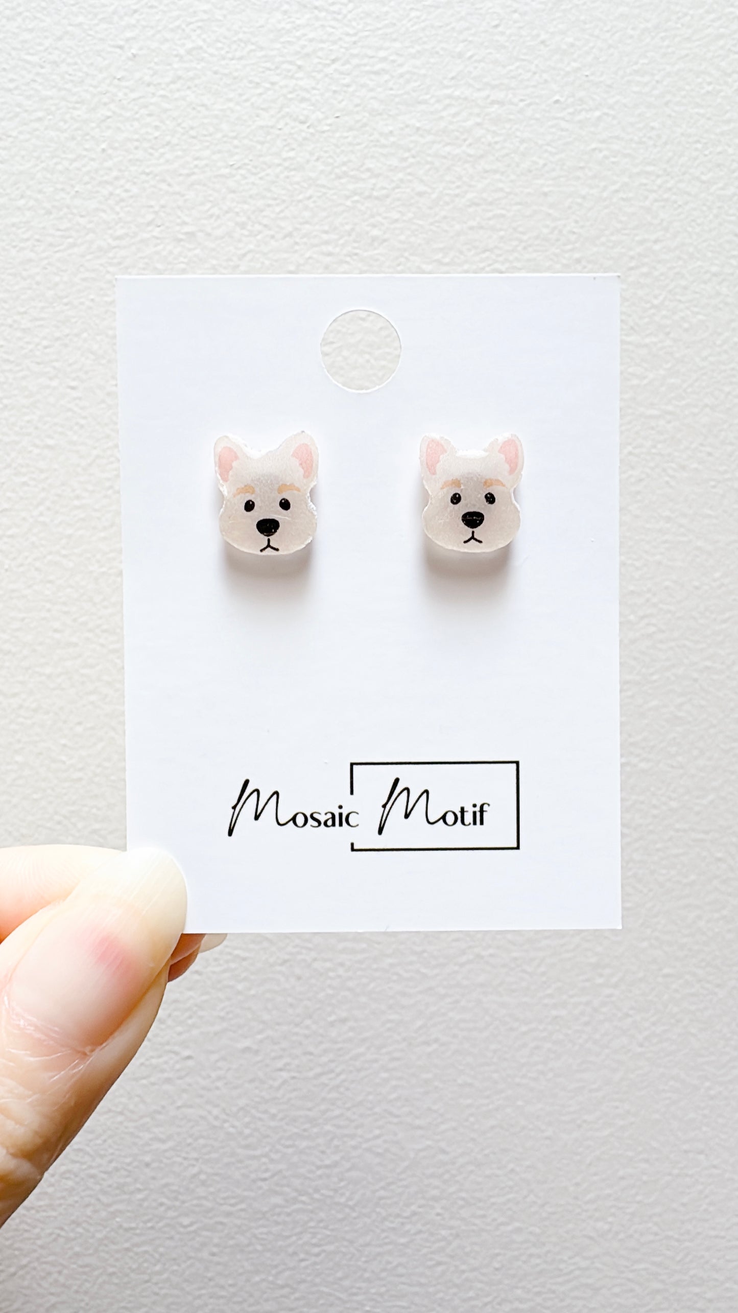 Dog earrings - Dog stud earrings (multiple breeds)