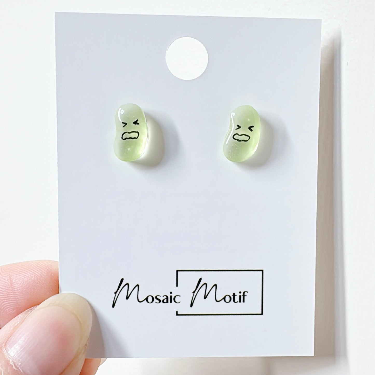 Jelly Bean earrings stud