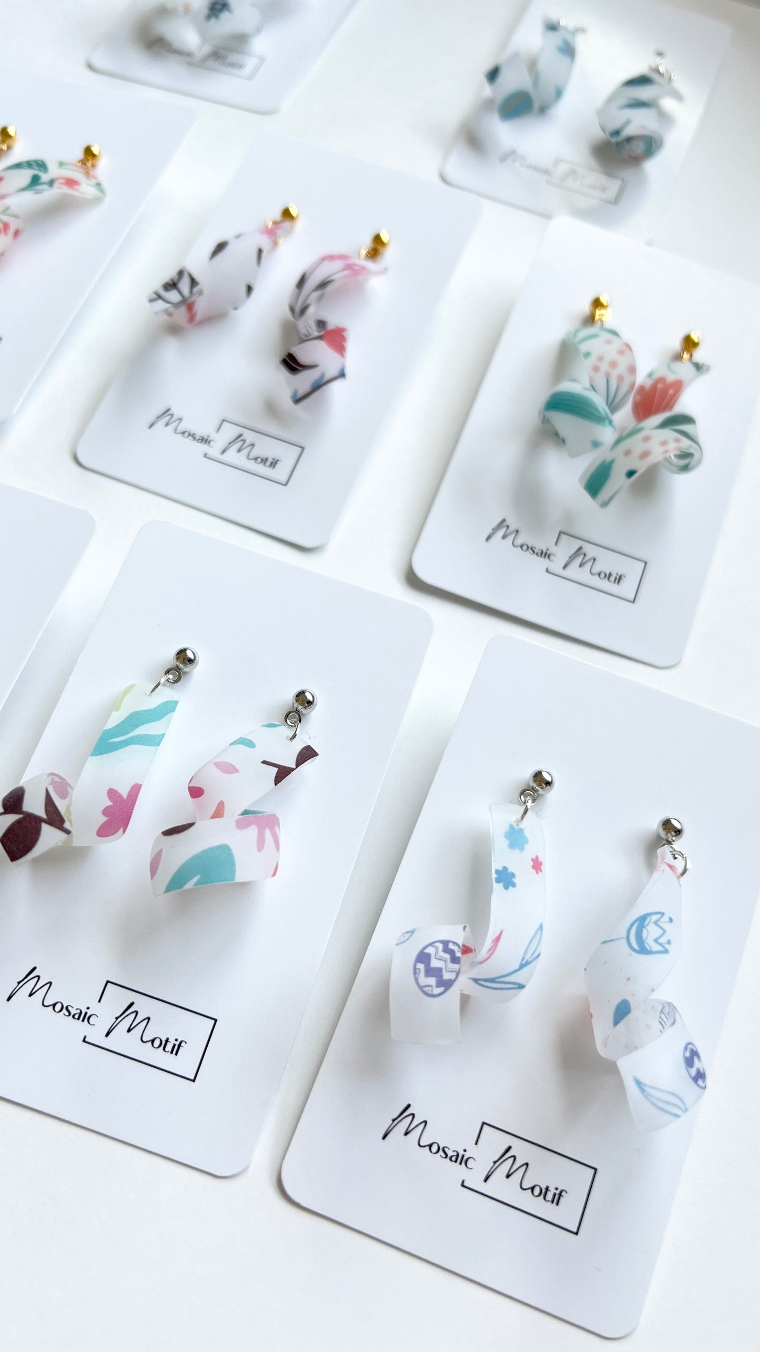 Collection - Spiral Dangle Earrings