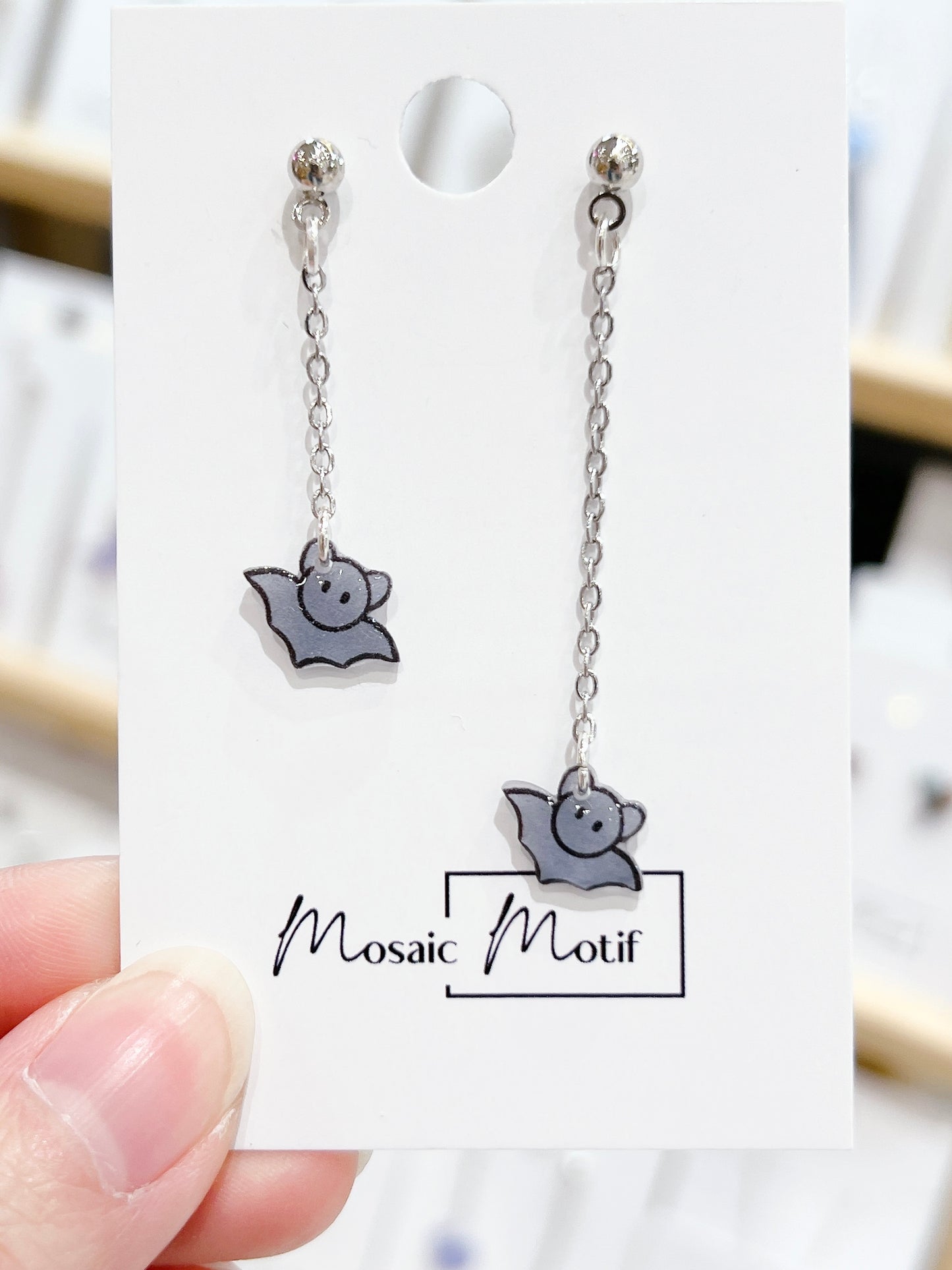 (🎃) Halloween dangle earrings (pumpkin, bat, spider)