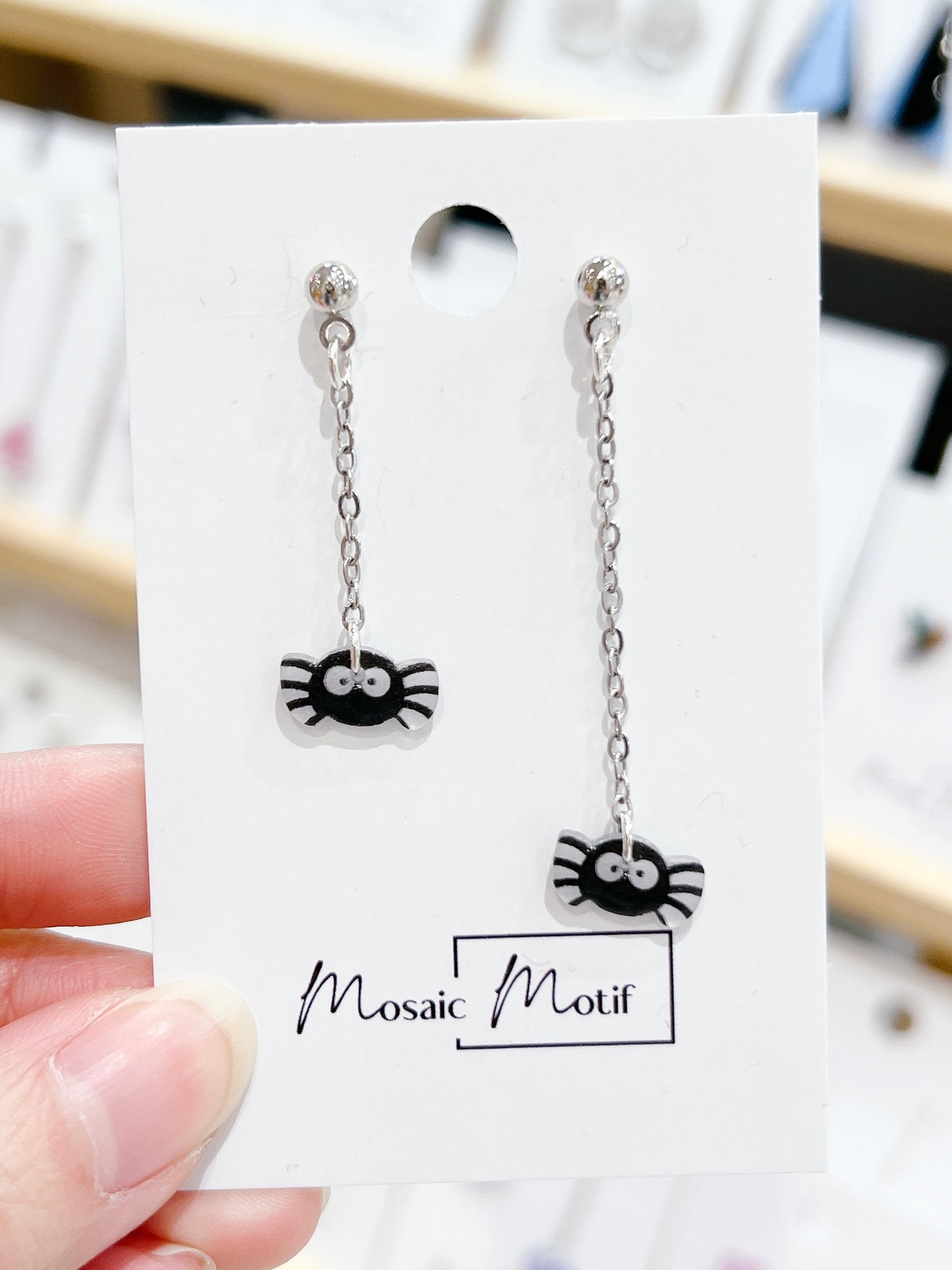 (🎃) Halloween dangle earrings (pumpkin, bat, spider)