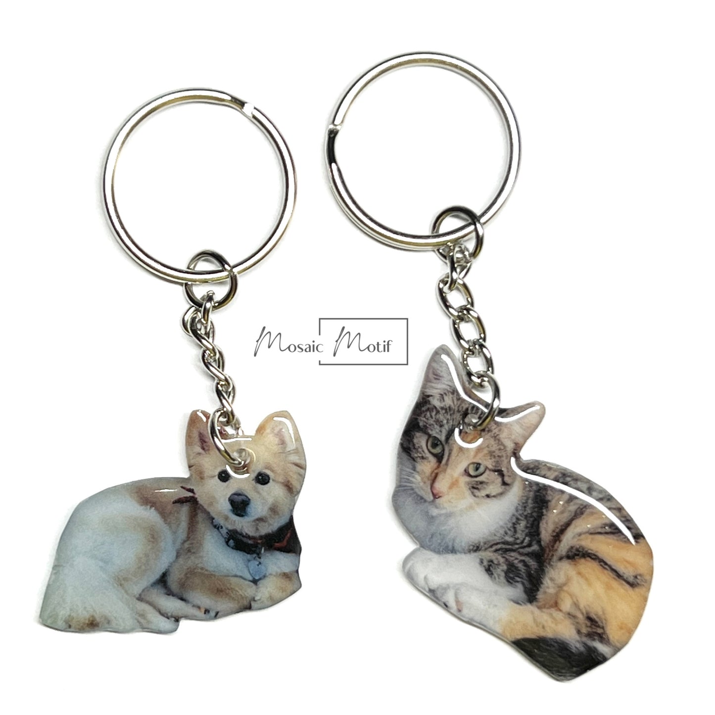 (🐾) Custom Pet Portrait - Keychain