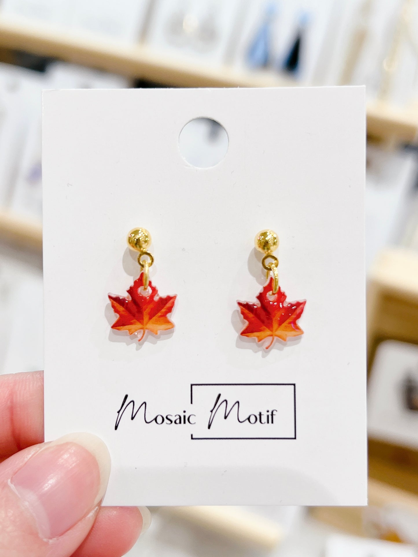 Maple leaves earrings (multiple design)