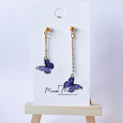 Butterfly earrings (multiple colours)