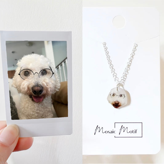 (🐾) Custom Pet Portrait - Necklace