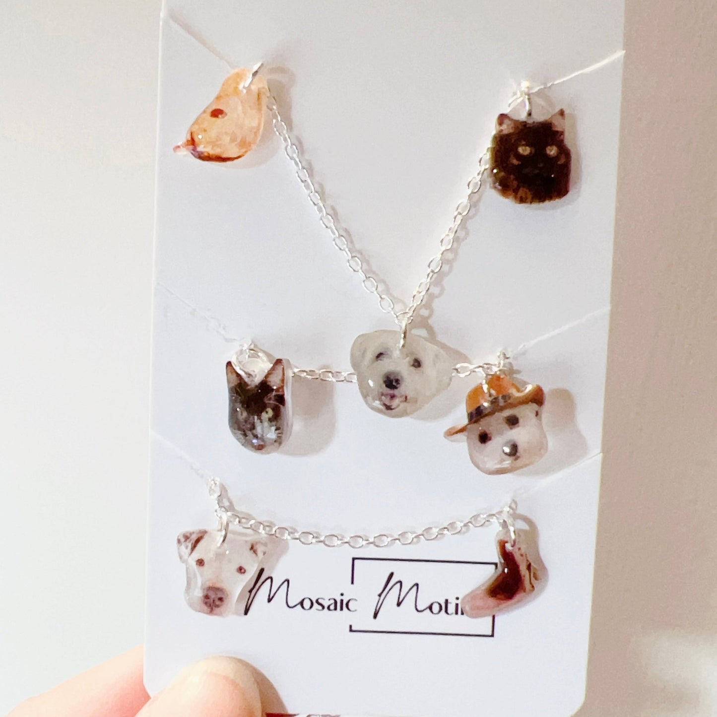 (🐾) Custom Pet Portrait - Necklace