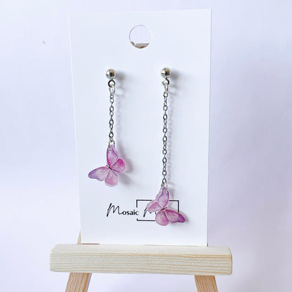 Butterfly earrings (multiple colours)