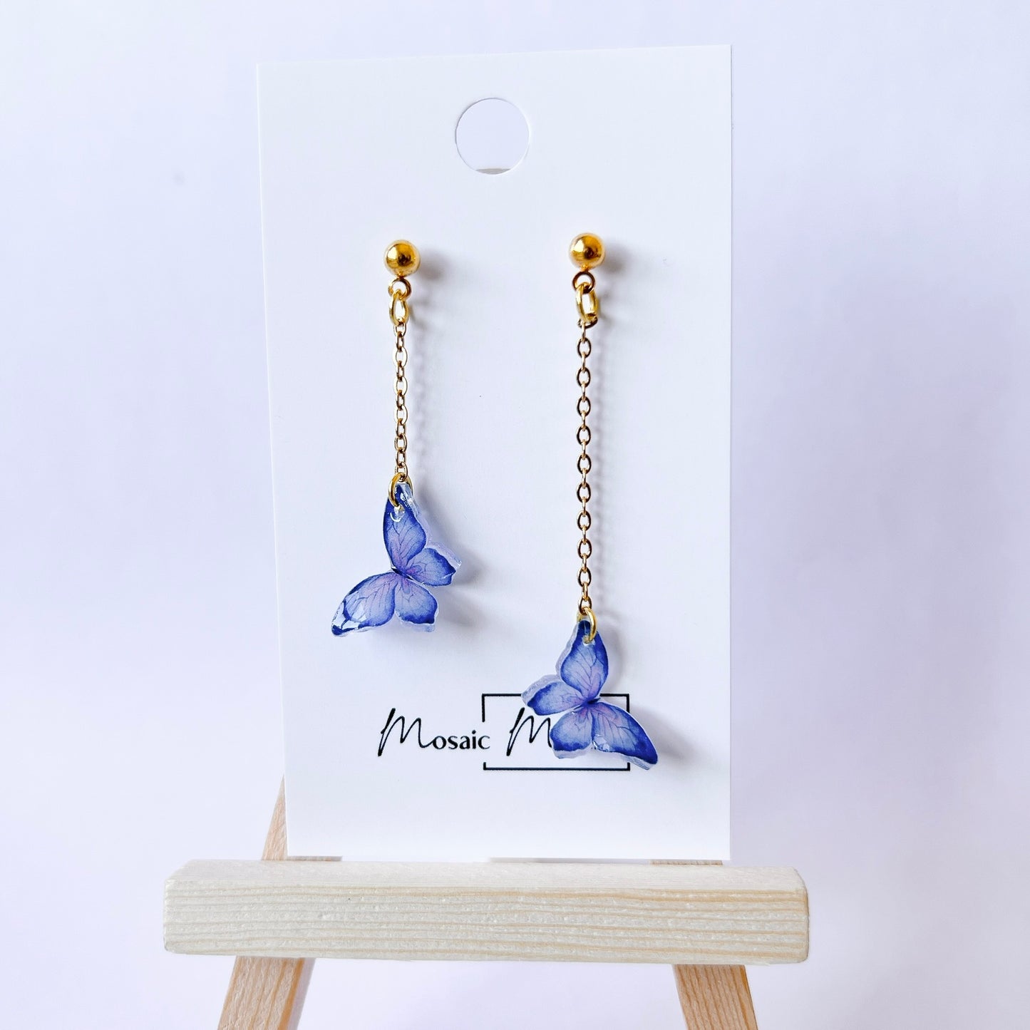 Butterfly earrings (multiple colours)