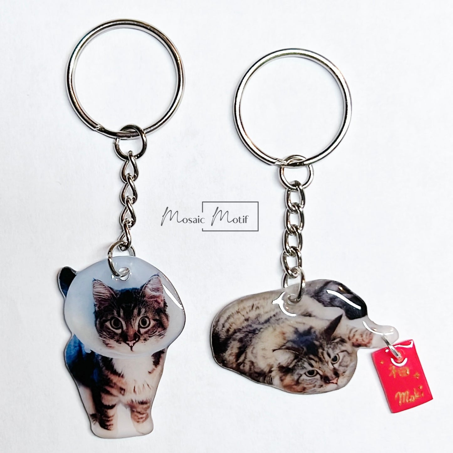 (🐾) Custom Pet Portrait - Keychain