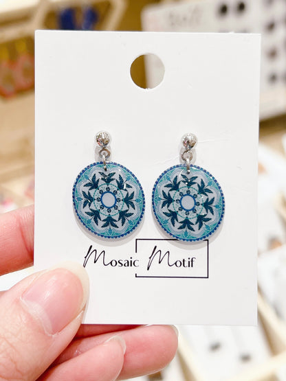 Kaleidoscope dangle earrings (multiple styles)