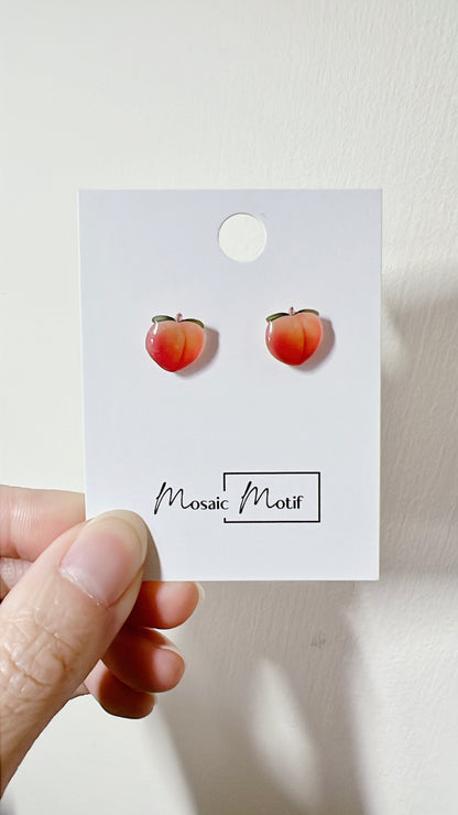 Fruit stud earrings (multiple styles)