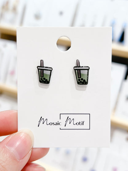 Bubble Tea earrings (multiple colours)