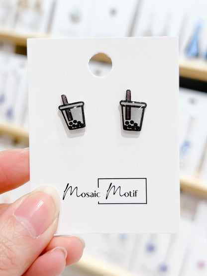 Bubble Tea earrings (multiple colours)