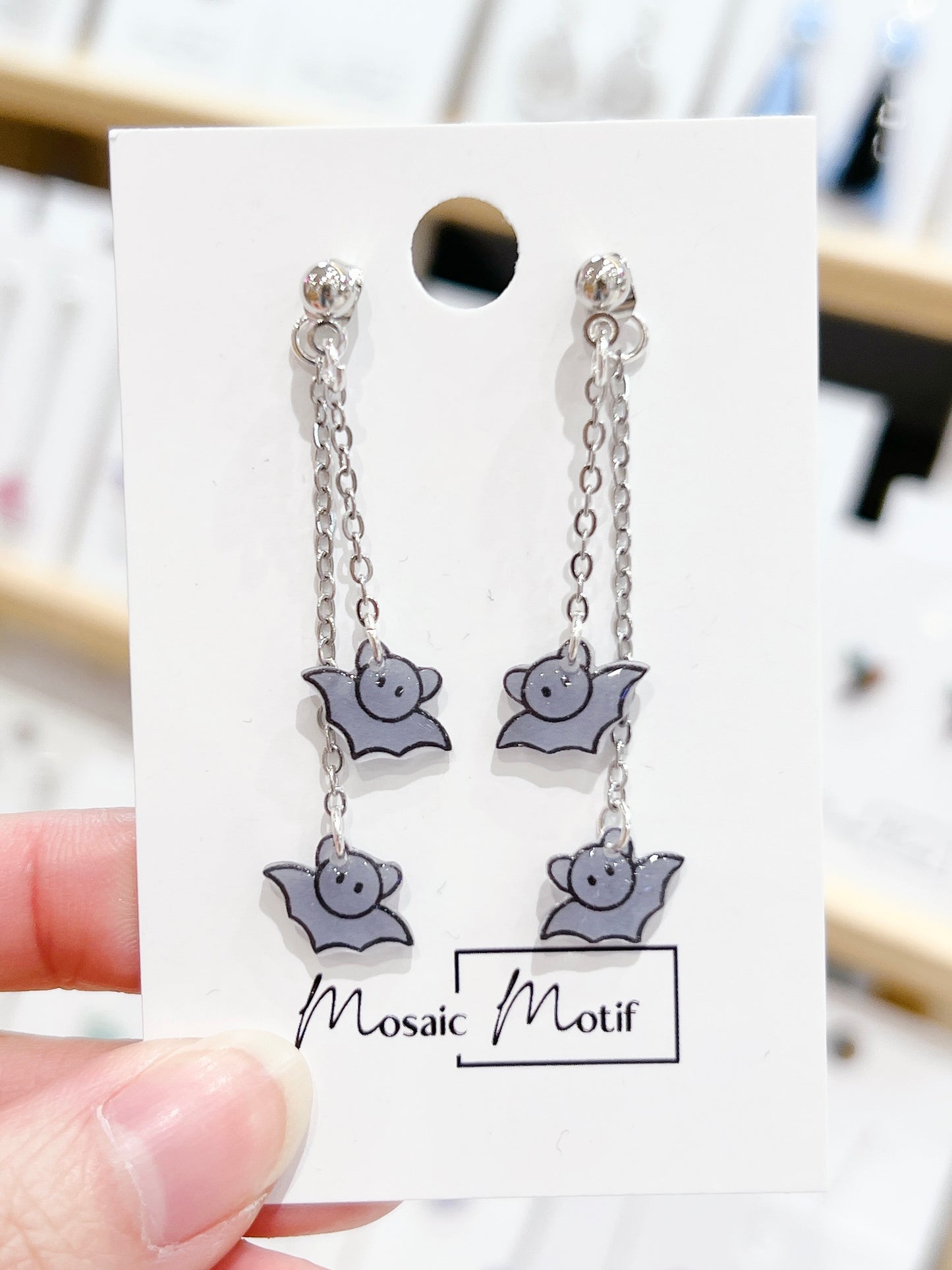 (🎃) Halloween dangle earrings (pumpkin, bat, spider)