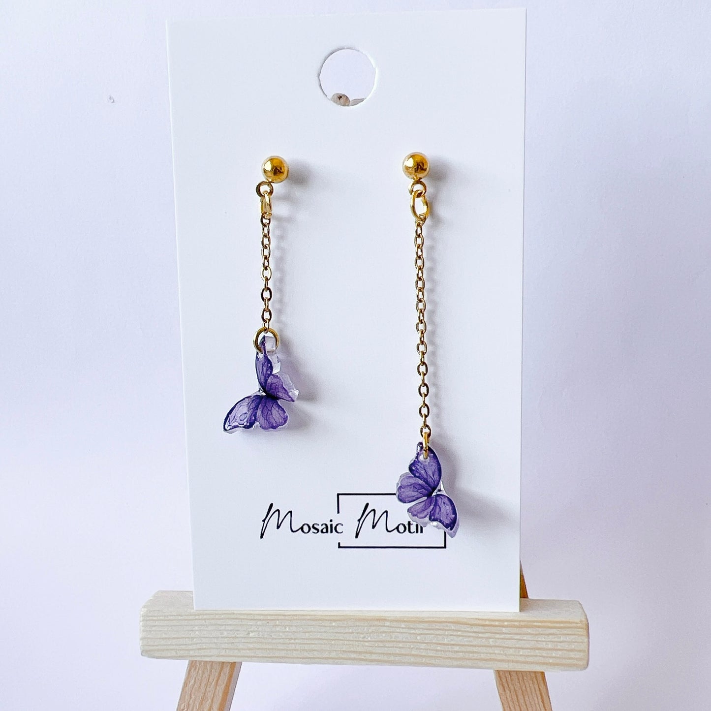 Butterfly earrings (multiple colours)