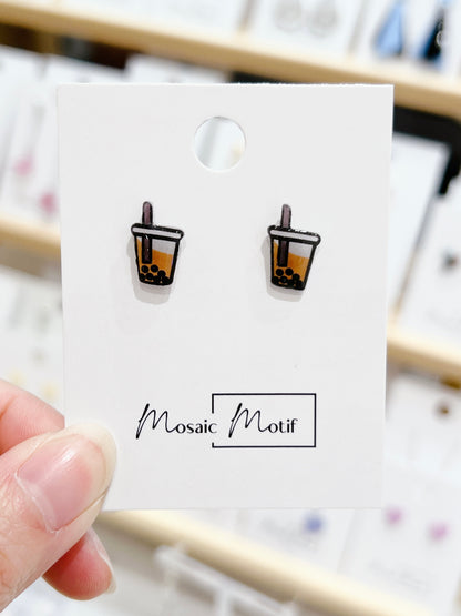Bubble Tea earrings (multiple colours)