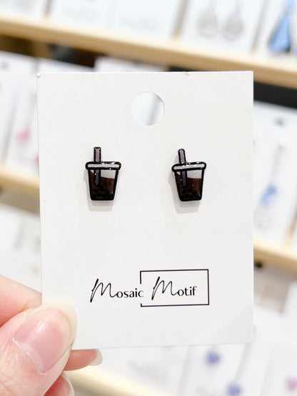 Bubble Tea earrings (multiple colours)
