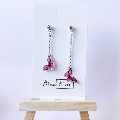 Butterfly earrings (multiple colours)
