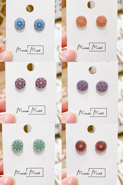 Kaleidoscope dangle earrings (multiple styles)