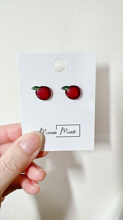 Fruit stud earrings (multiple styles)