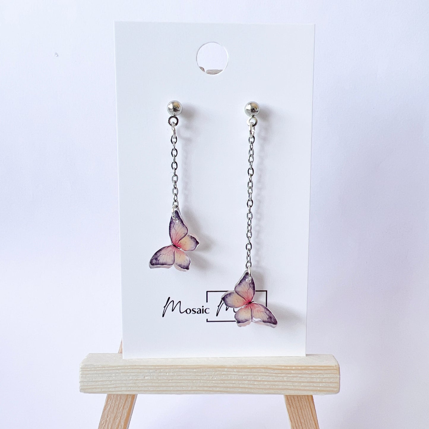 Butterfly earrings (multiple colours)