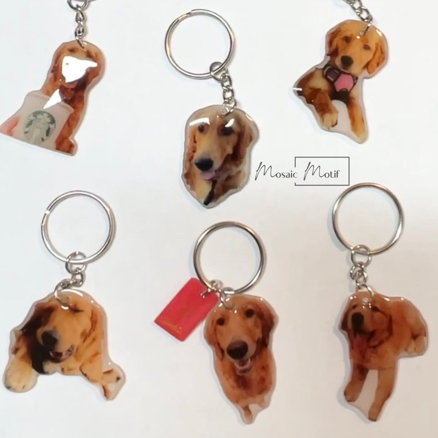 (🐾) Custom Pet Portrait - Keychain