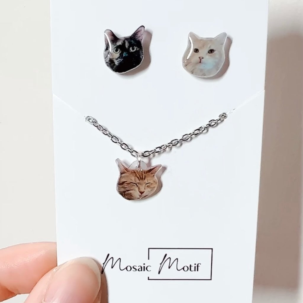 (🐾) Custom Pet Portrait - Necklace