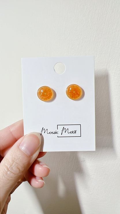 Fruit stud earrings (multiple styles)