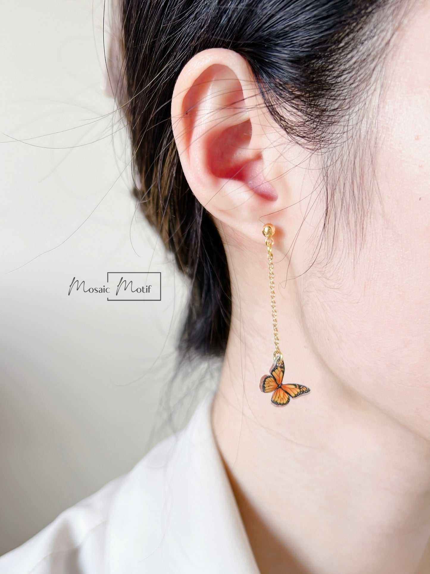 Butterfly earrings (multiple colours)