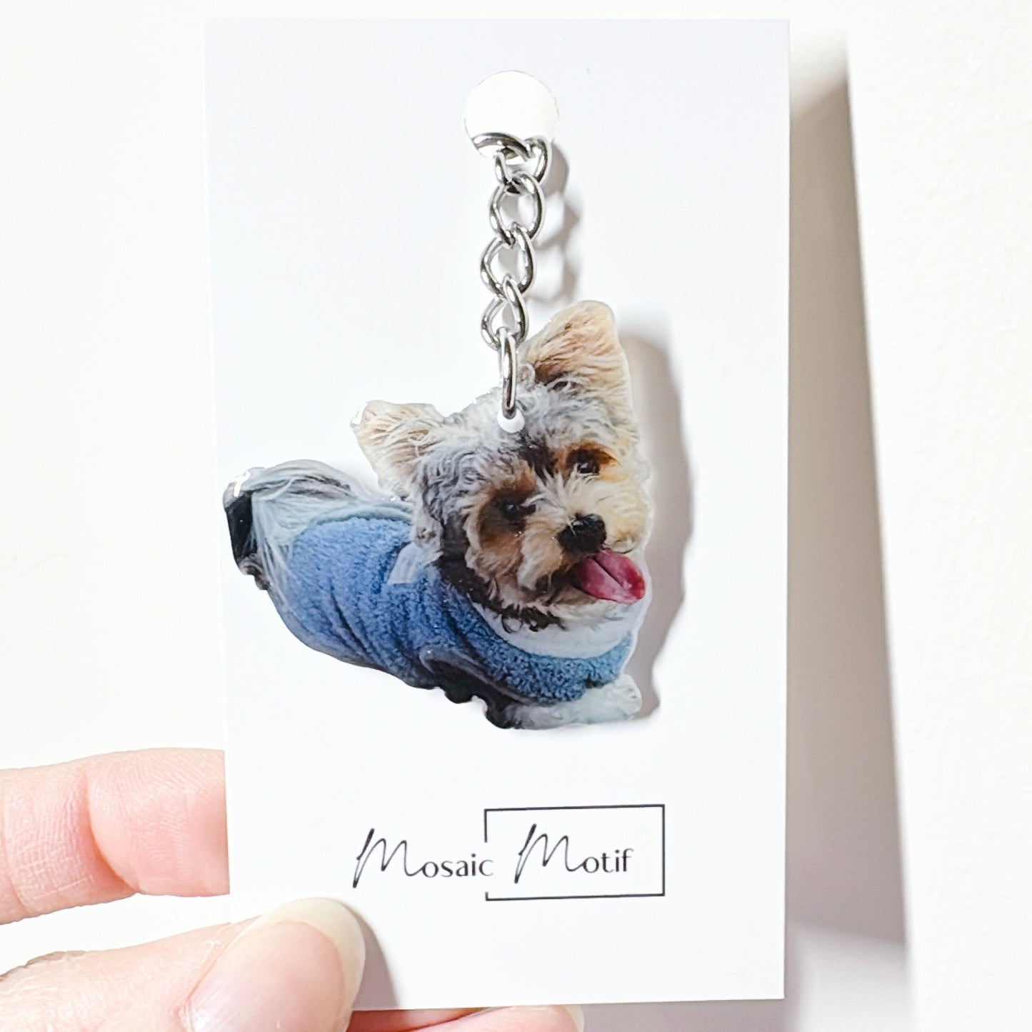 (🐾) Custom Pet Portrait - Keychain