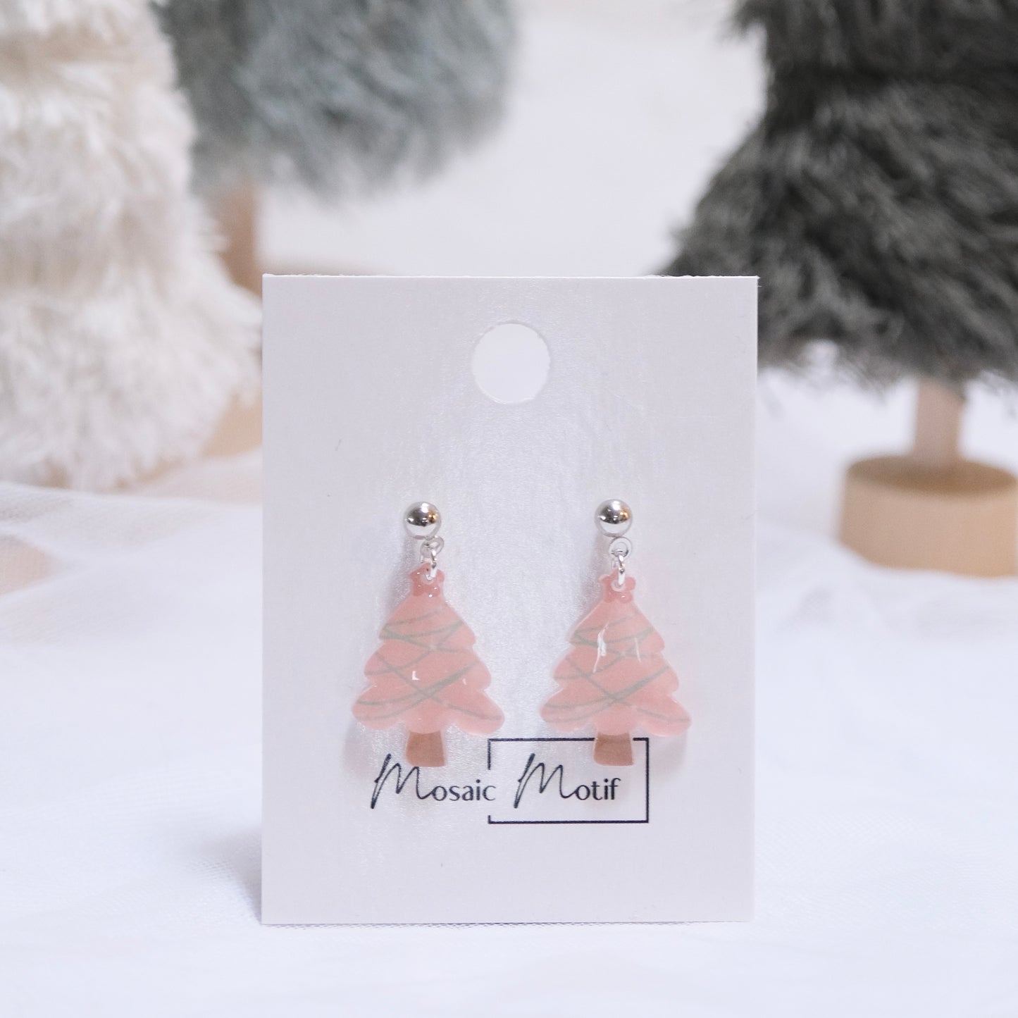 Xmas Tree earrings - dangle