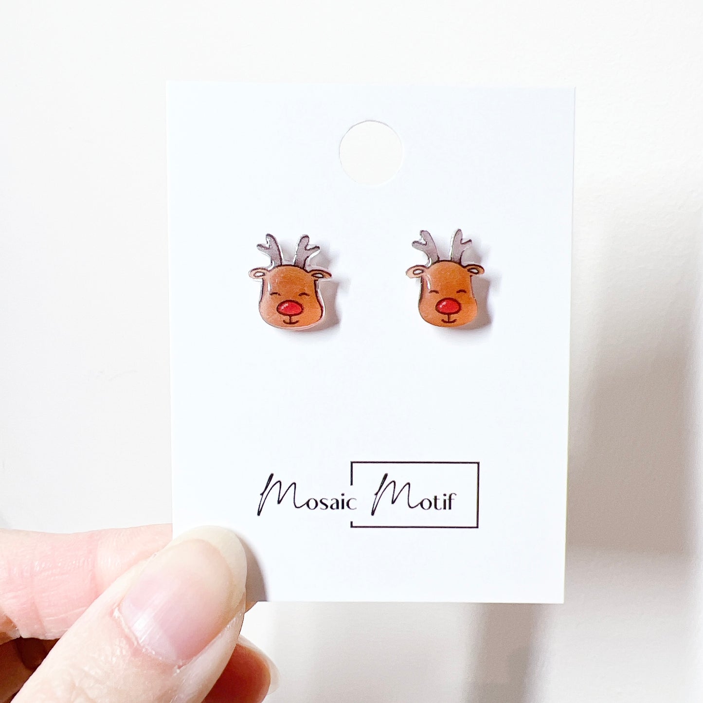 Xmas stud - Deer head