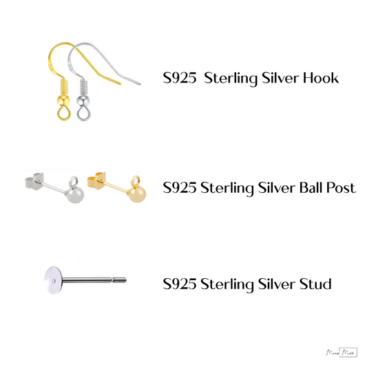 (🔗) Earrings add on - 925 sterling silver