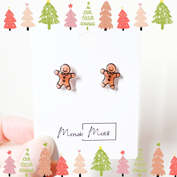 Xmas stud - Gingerbread man