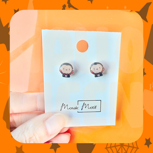 Halloween stud earrings - Dracula