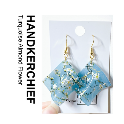 Handkerchief earrings - Dress Matching series (Made to order)
