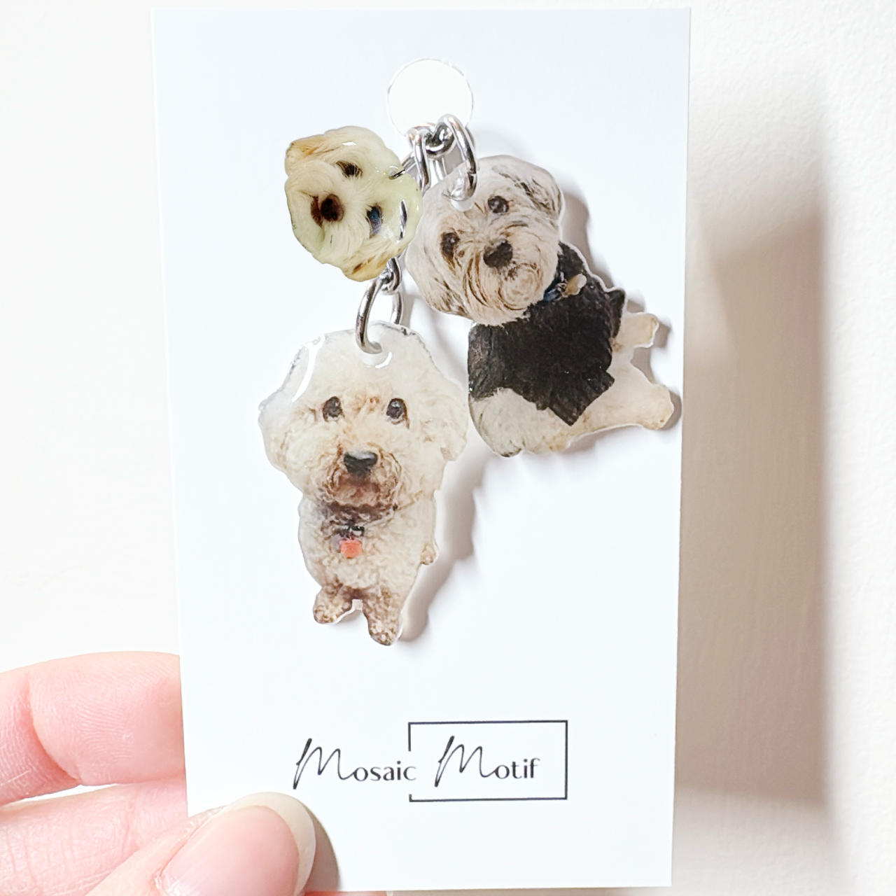 (🐾) Custom Pet Portrait - Keychain